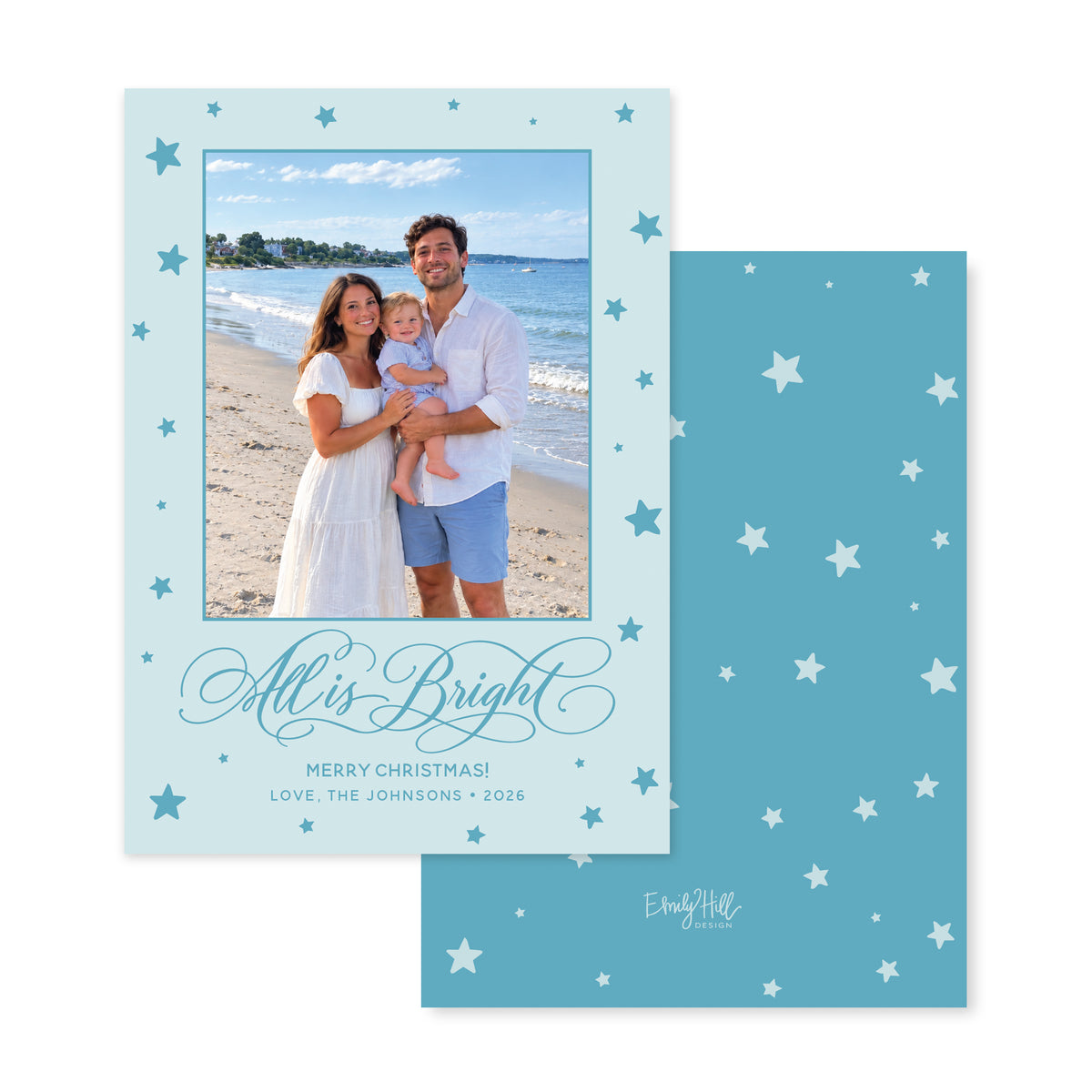 All is Bright Christmas Card