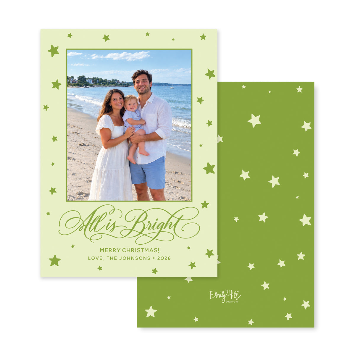All is Bright Christmas Card