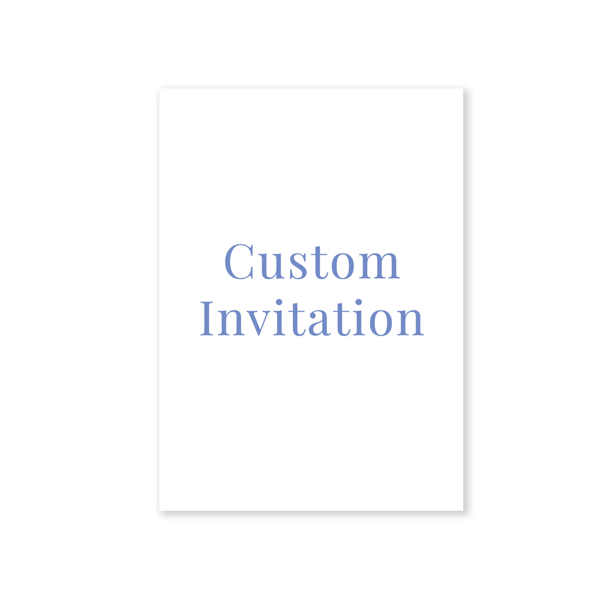 Custom Invitations & Announcements