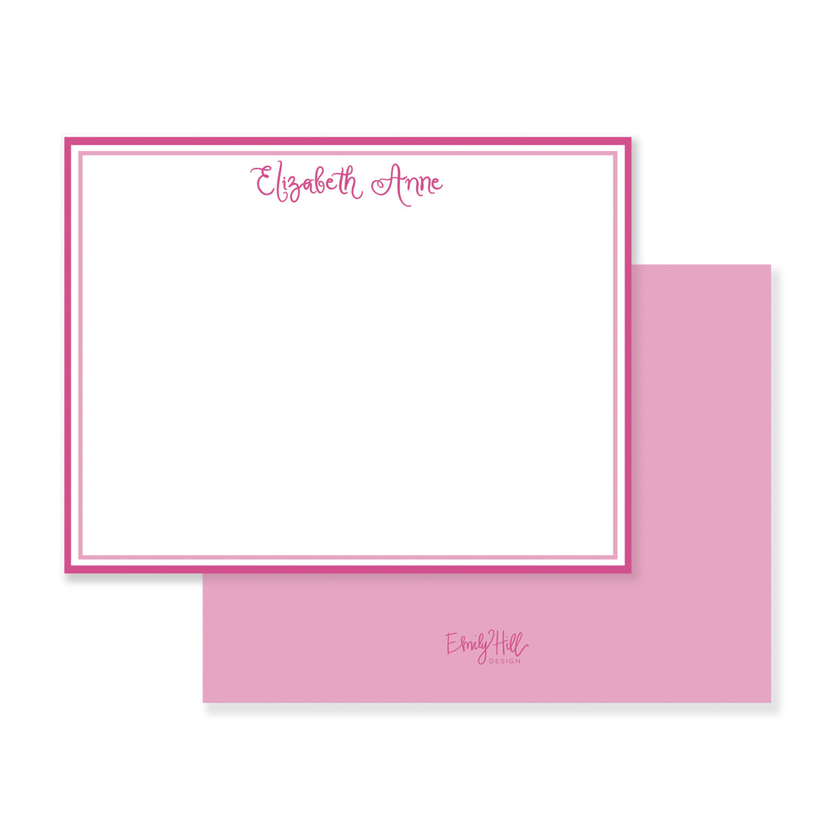 Double Border Notecard