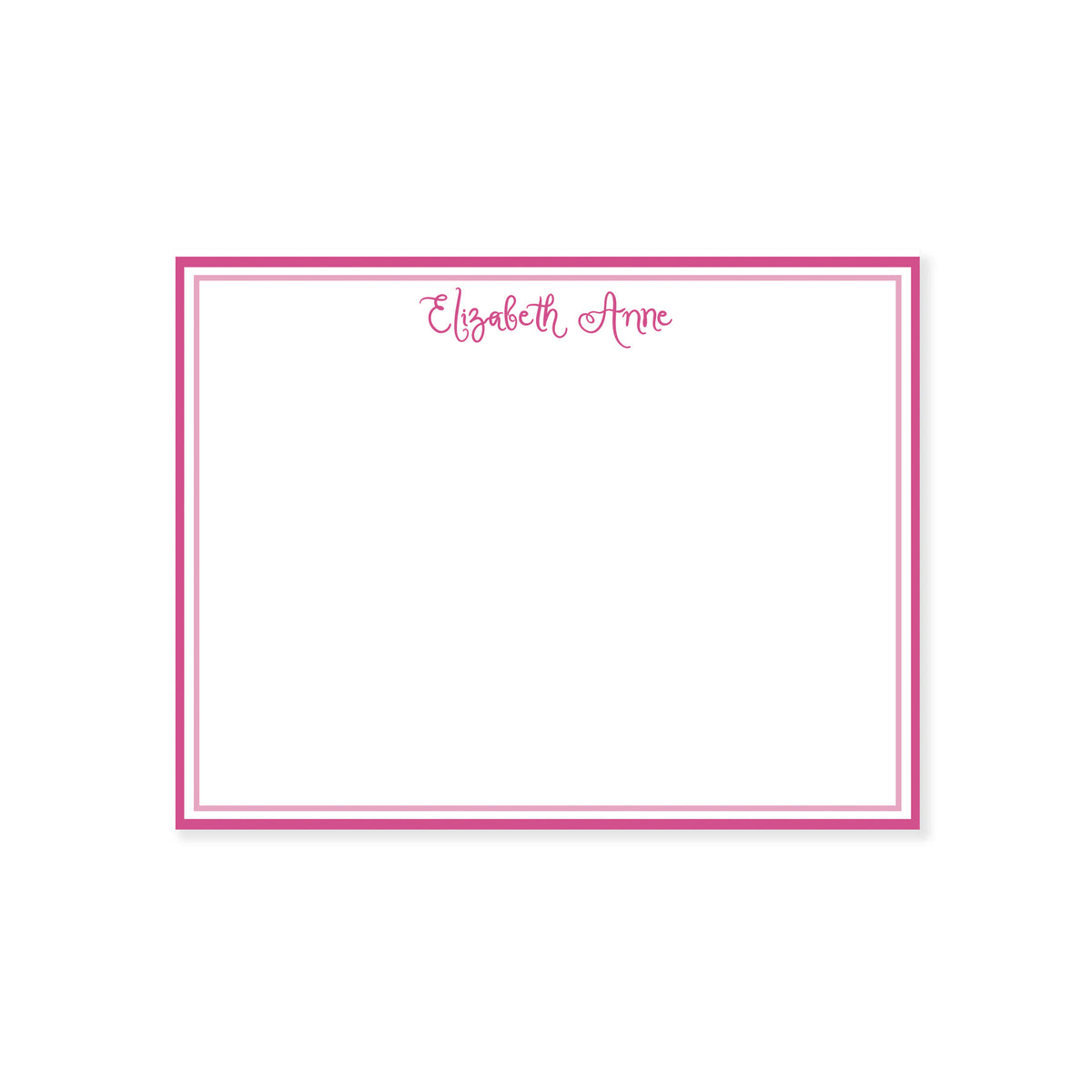 Double Border Notecard