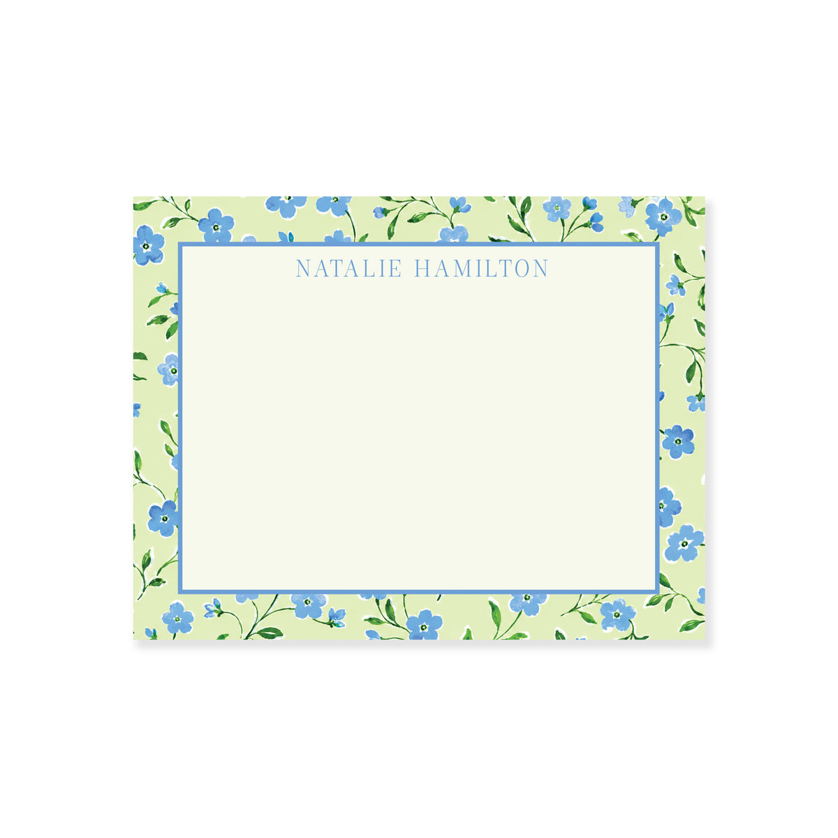 Forget-Me-Not Notecard