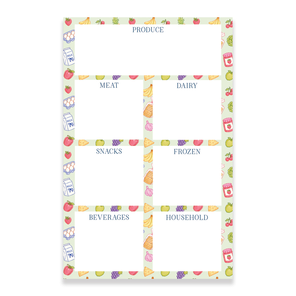 Grocery List Notepad