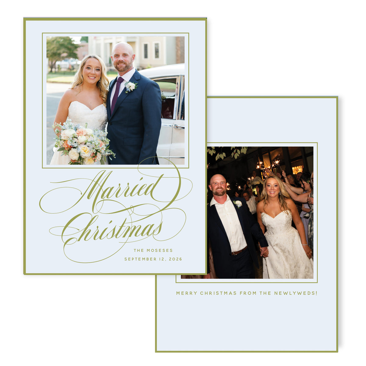First Married Christmas Card