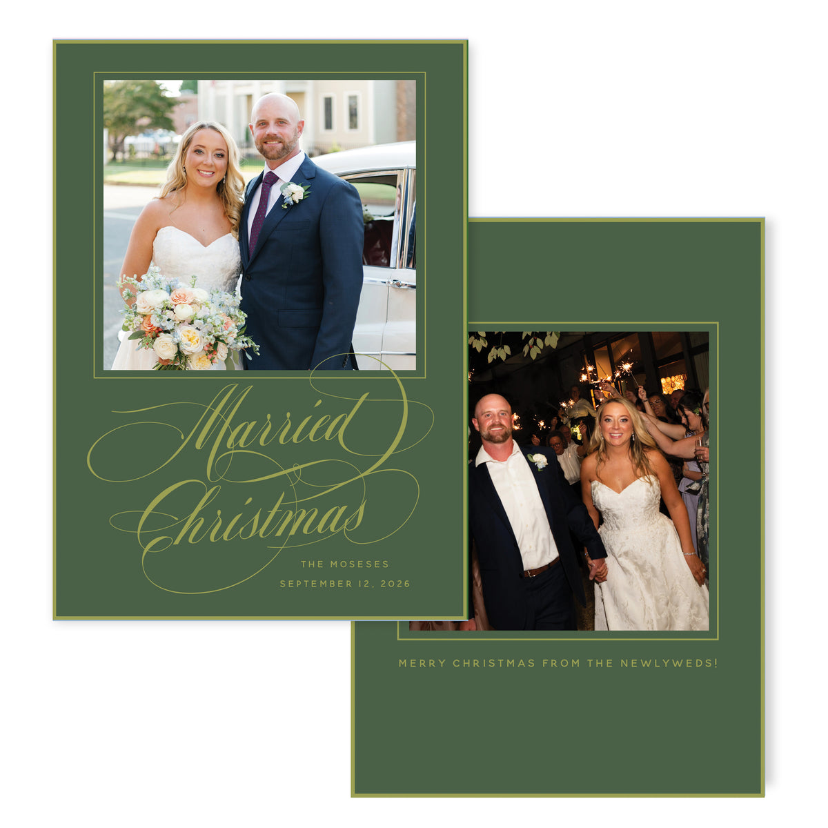 First Married Christmas Card