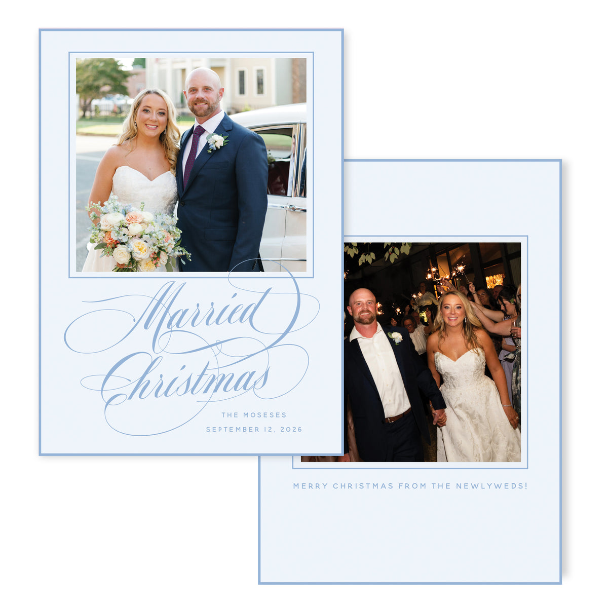 First Married Christmas Card