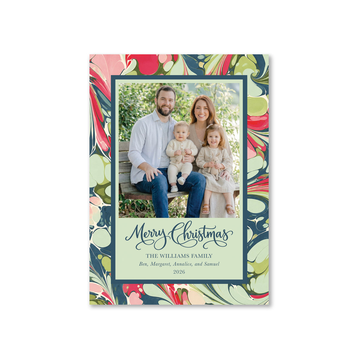 Palmetto Marble Christmas Card