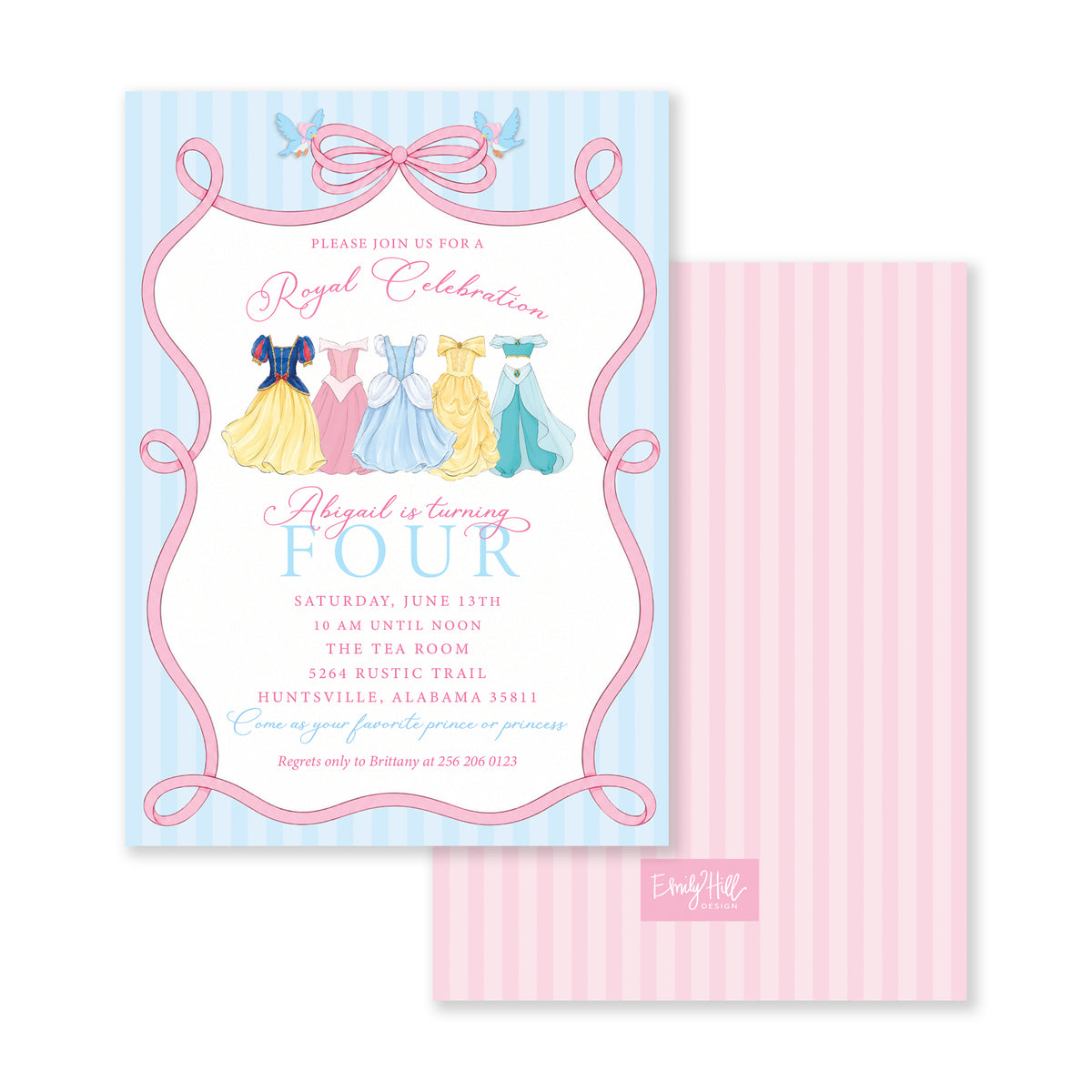 Princess Birthday Invitation