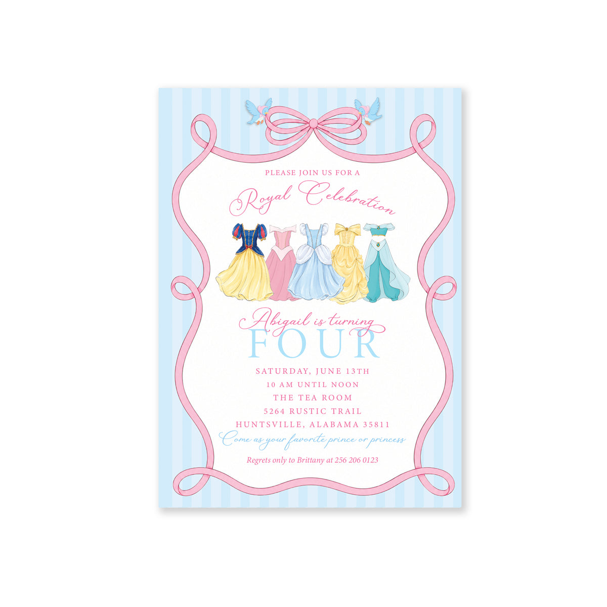 Princess Birthday Invitation