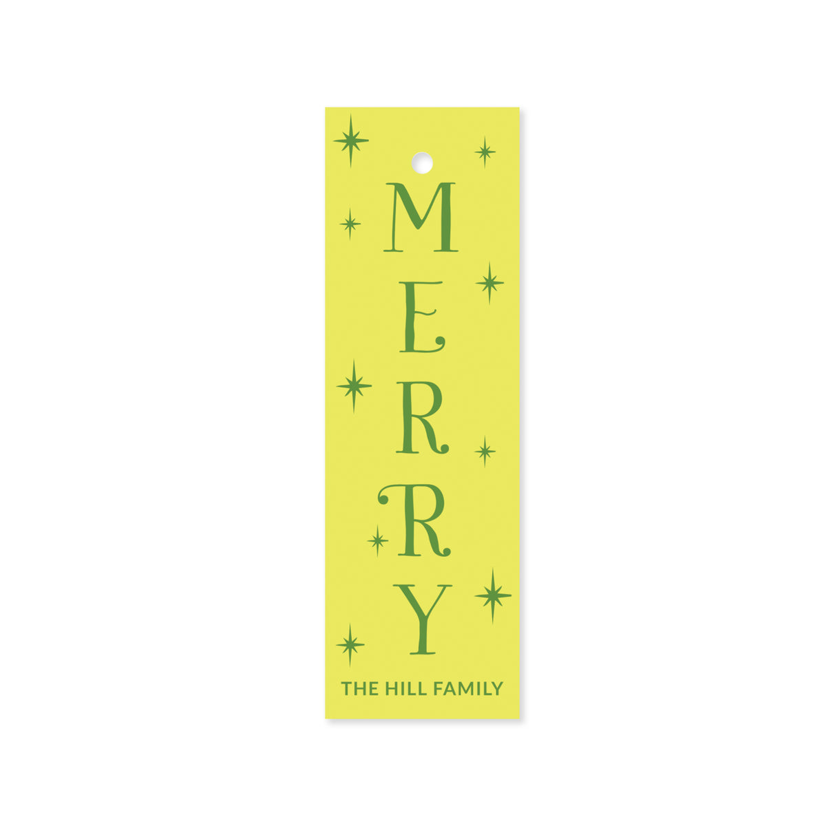 Skinny Merry Gift Tag
