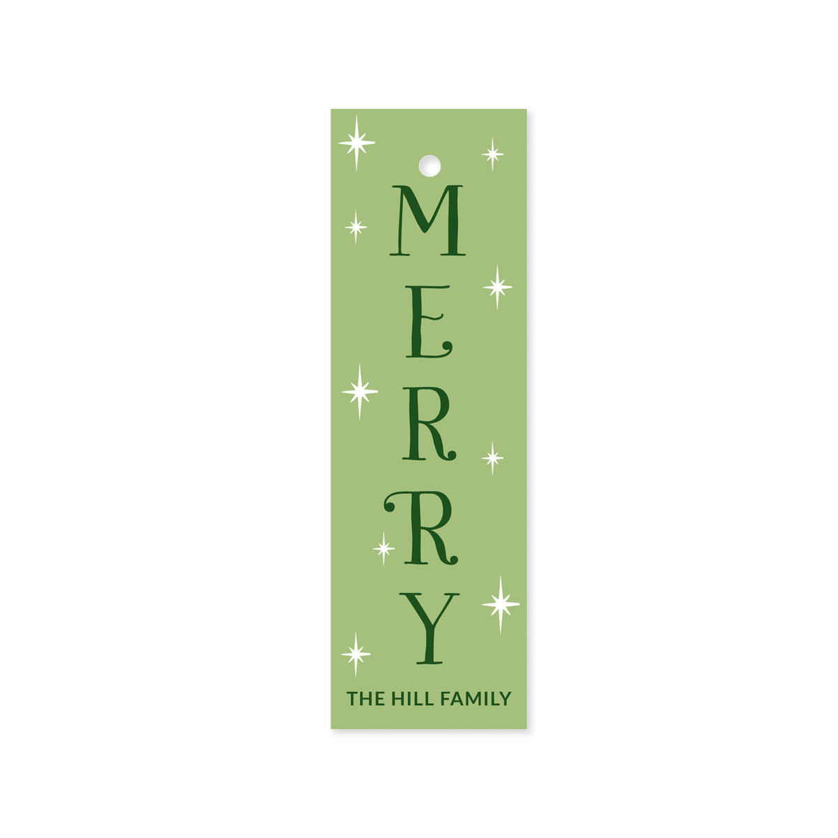 Skinny Merry Gift Tag
