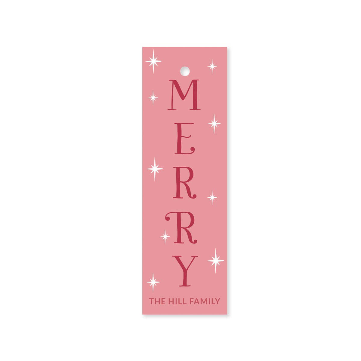 Skinny Merry Gift Tag
