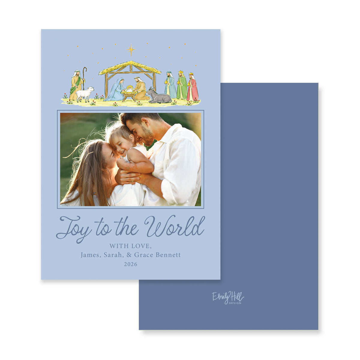 Full Color Nativity Christmas Card