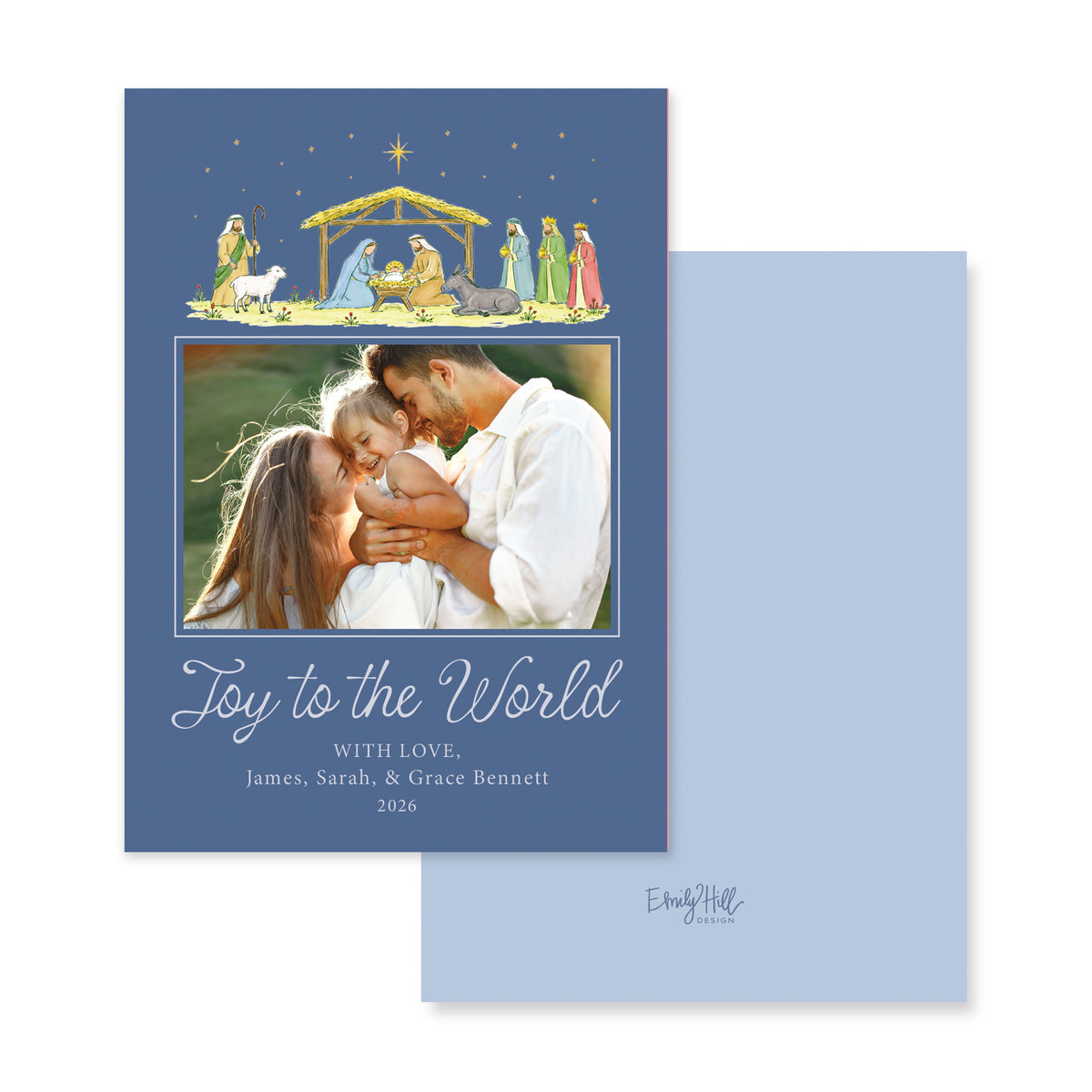 Full Color Nativity Christmas Card